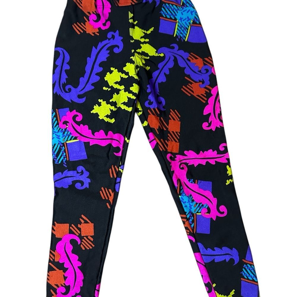 Obermeyer Girls ski pant leggings Size 12 Color- multi color - Picture 2 of 9